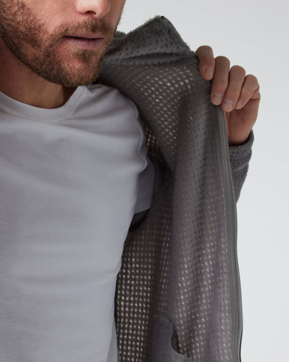 Fairfield Full Zip Jacket Shiitake Fleece Jacket | Vuori onsale