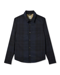Coastside Shirt Jacket Men's Navy Fleece Shirt Jacket | Vuori for sale