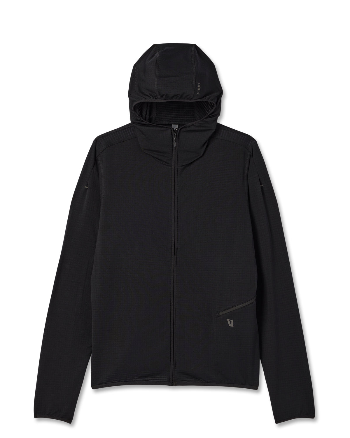 Powergrid Full Zip Jacket 2.0 Men's Black Fleece Jacket | Vuori sale
