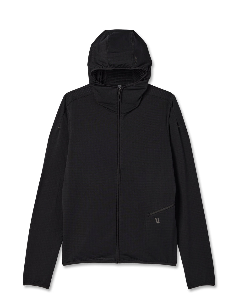 Powergrid Full Zip Jacket 2.0 Men's Black Fleece Jacket | Vuori sale