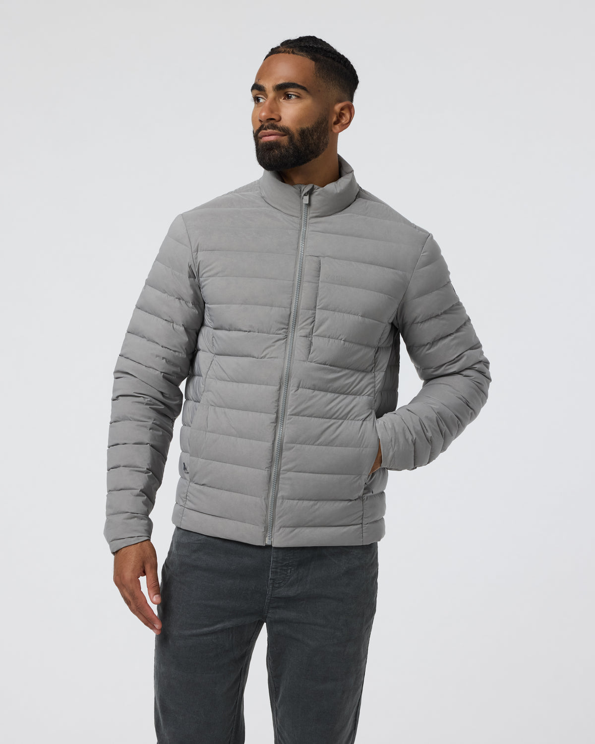 Steadfast Insulated Full Zip Jacket Shiitake | Vuori shop