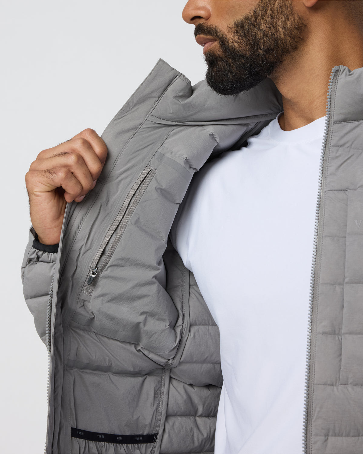 Steadfast Insulated Full Zip Jacket Shiitake | Vuori shop