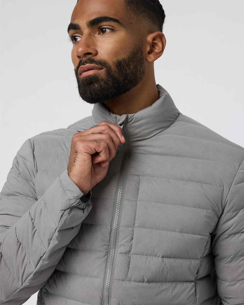 Steadfast Insulated Full Zip Jacket Shiitake | Vuori shop