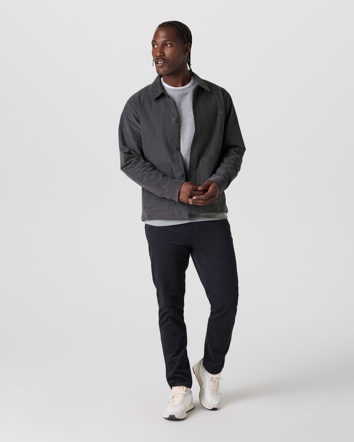 Timor Chore Jacket Charcoal | Vuori sale
