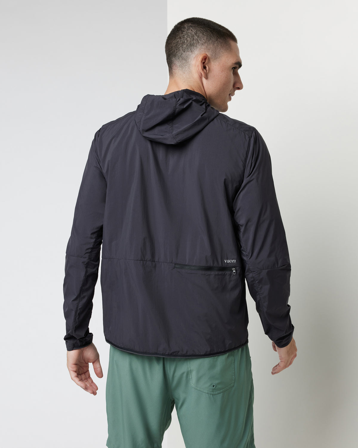 Ronan Packable Jacket Black Water Repellent Jacket | Vuori for sale