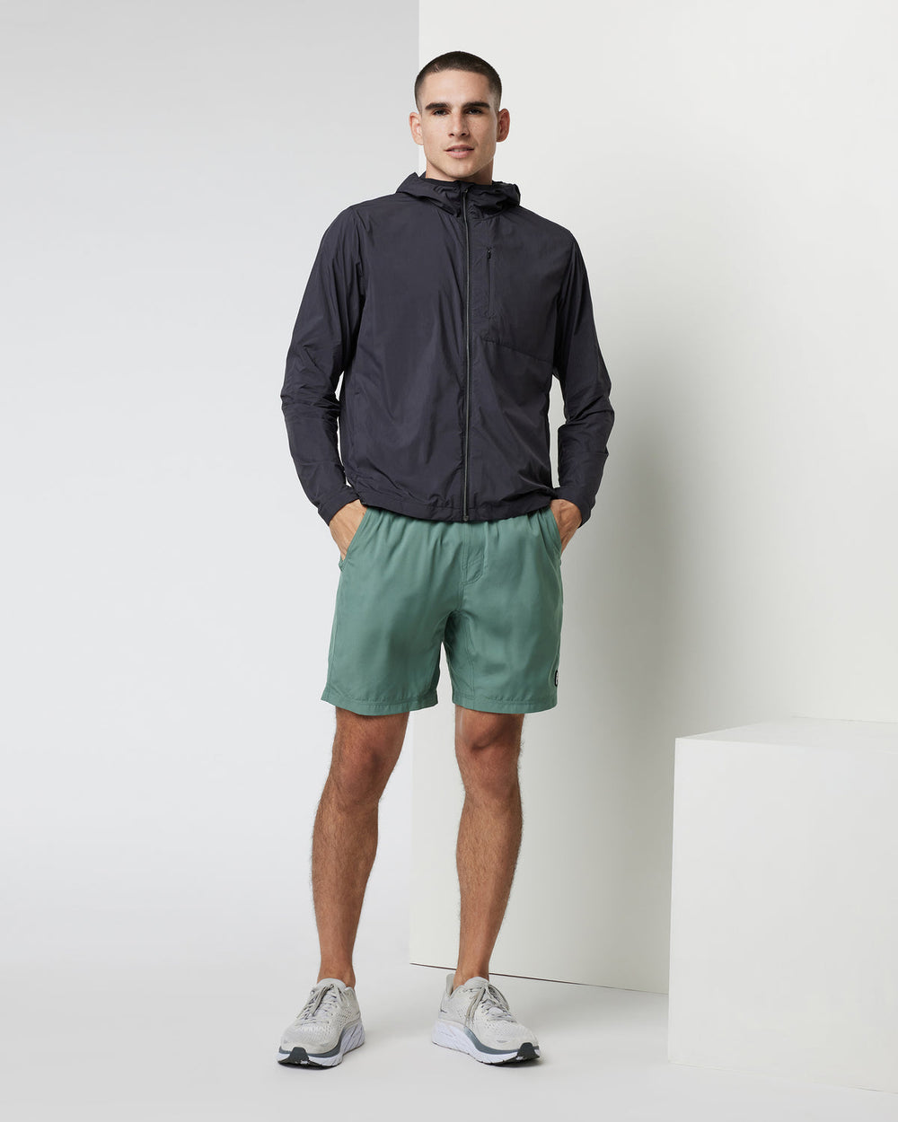 Ronan Packable Jacket Black Water Repellent Jacket | Vuori for sale