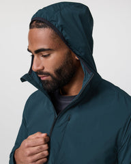 Ronan Packable Jacket Deep Sea French Terry Shirt | Vuori online