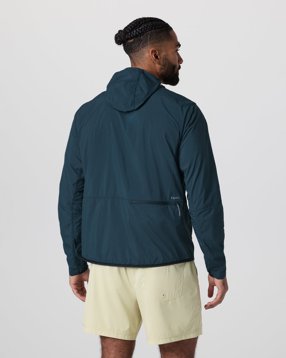 Ronan Packable Jacket Deep Sea French Terry Shirt | Vuori online