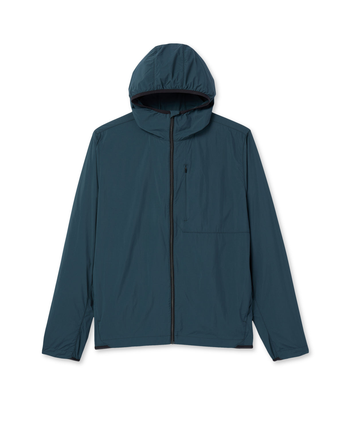Ronan Packable Jacket Deep Sea French Terry Shirt | Vuori online