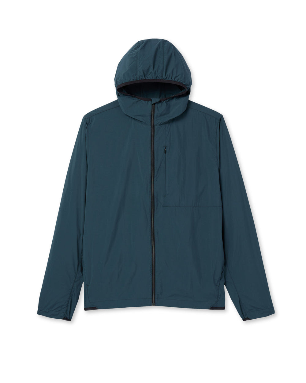 Ronan Packable Jacket Deep Sea French Terry Shirt | Vuori online
