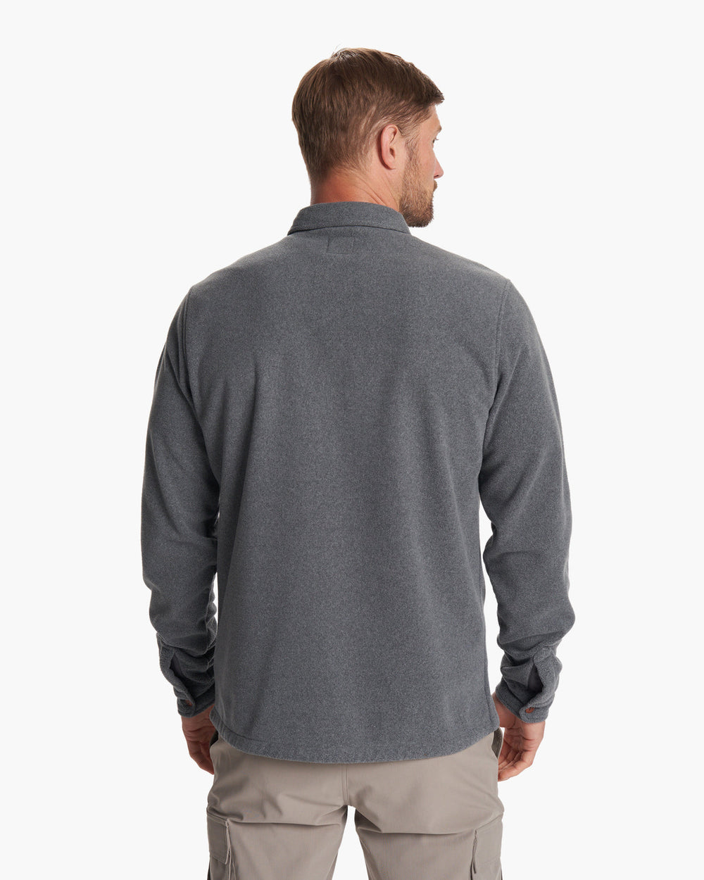 Aspen Shirt Jacket Men's Heather Grey Shirt Jacket | Vuori shop