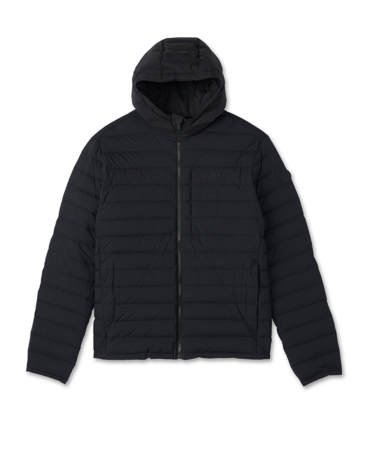 Steadfast Full Zip Hooded Jacket Black | Vuori sale