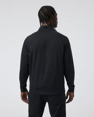 Coronado Novelty Full Zip Men's Black Heather Jacket | Vuori onsale