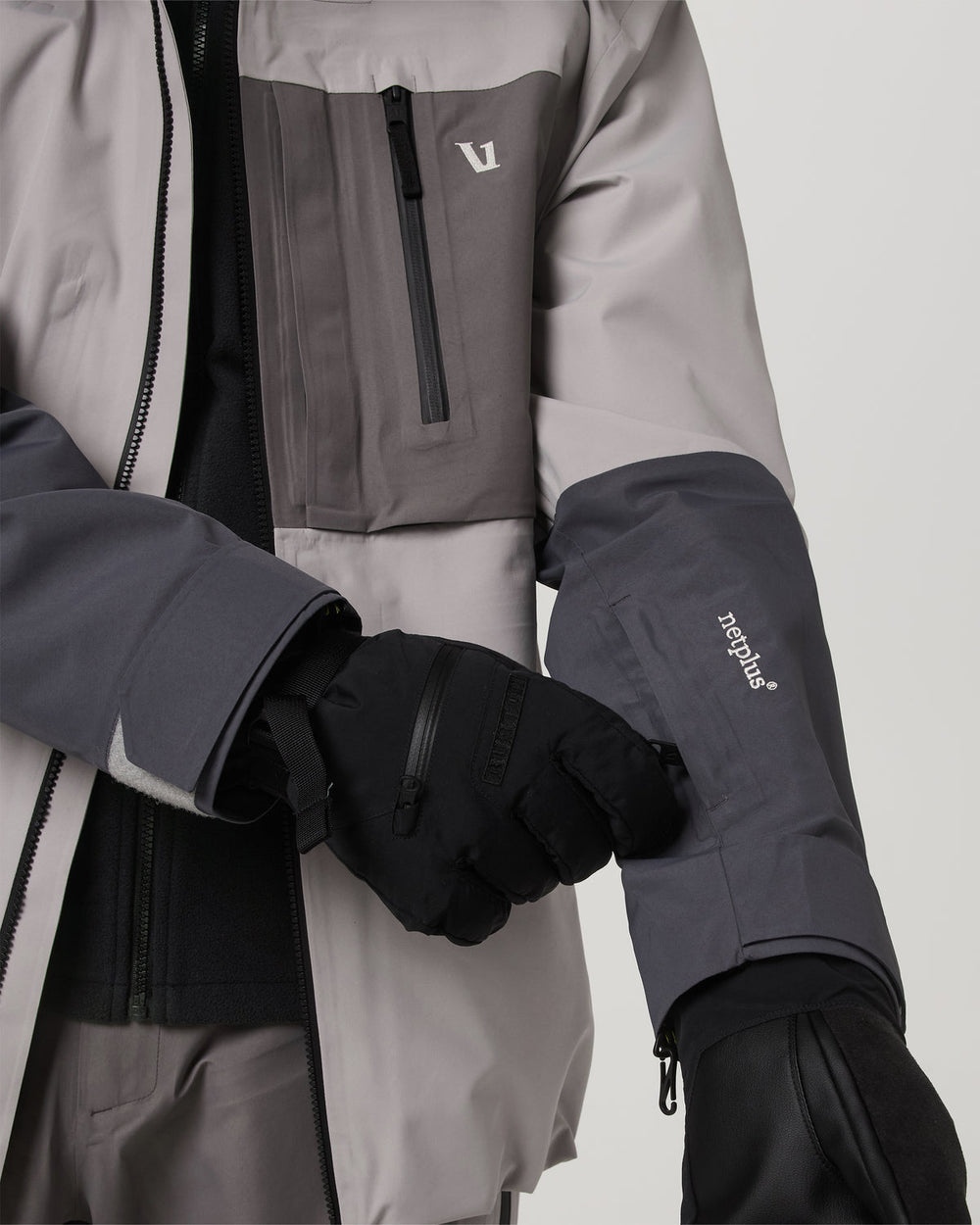 Taika Snow Shell Men's Amethyst Grey Ski/Board Jacket | Vuori shop