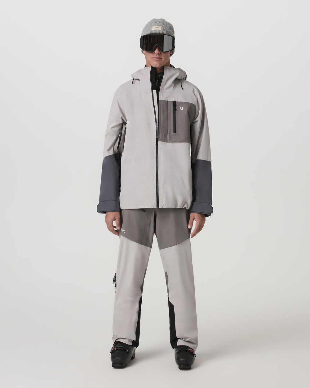 Taika Snow Shell Men's Amethyst Grey Ski/Board Jacket | Vuori shop
