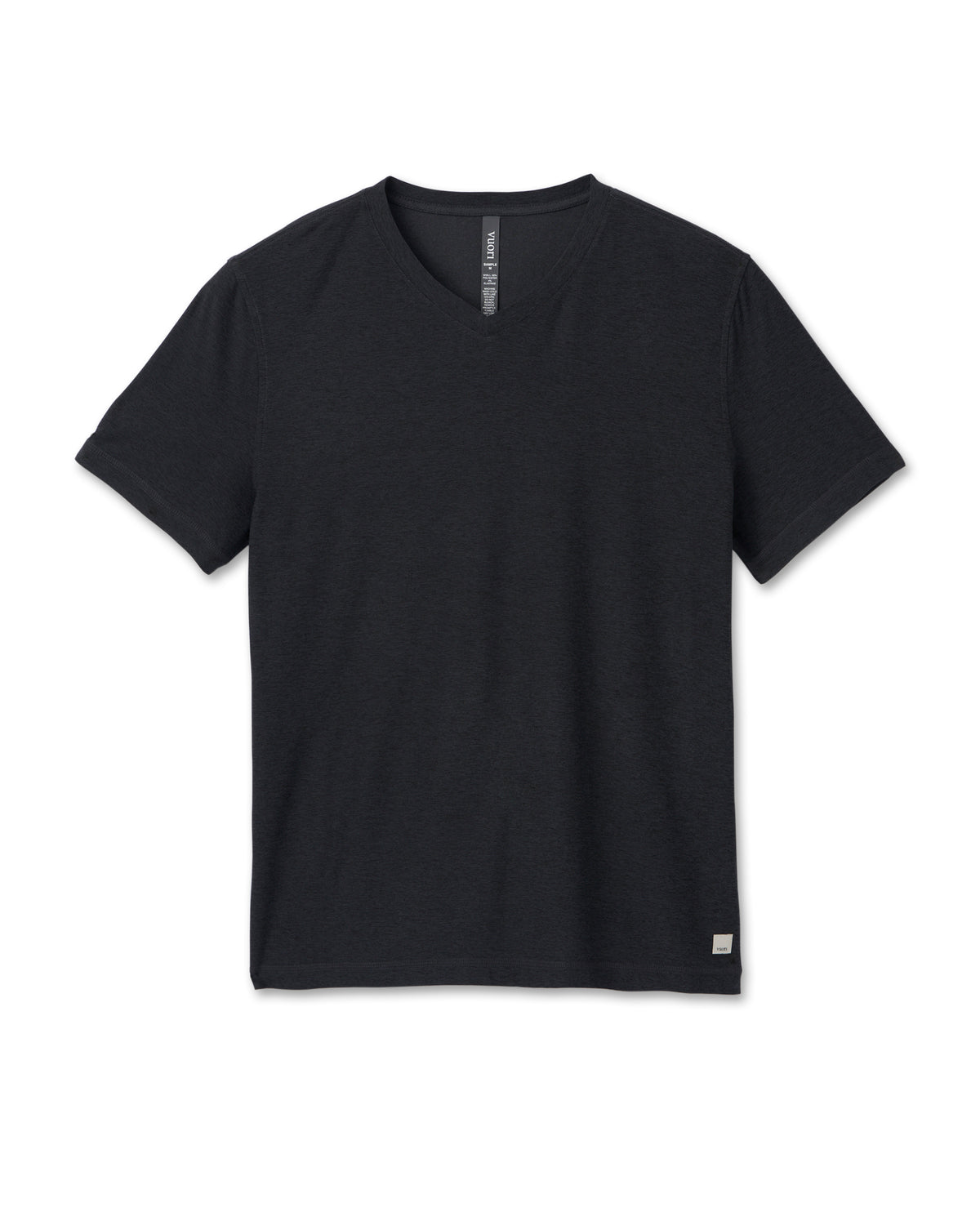 Strato Tech V-Neck Charcoal V-Neck Workout Shirt | Vuori shop