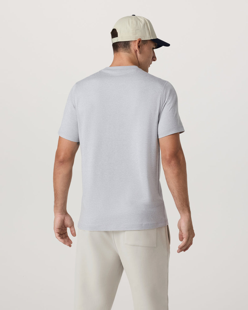 Short Sleeve Ponto Performance Tee Platinum Heather | Vuori sale
