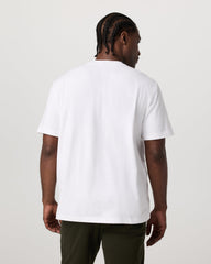 Short Sleeve Heavyweight Cotton Tee Men's White T-Shirt | Vuori onsale
