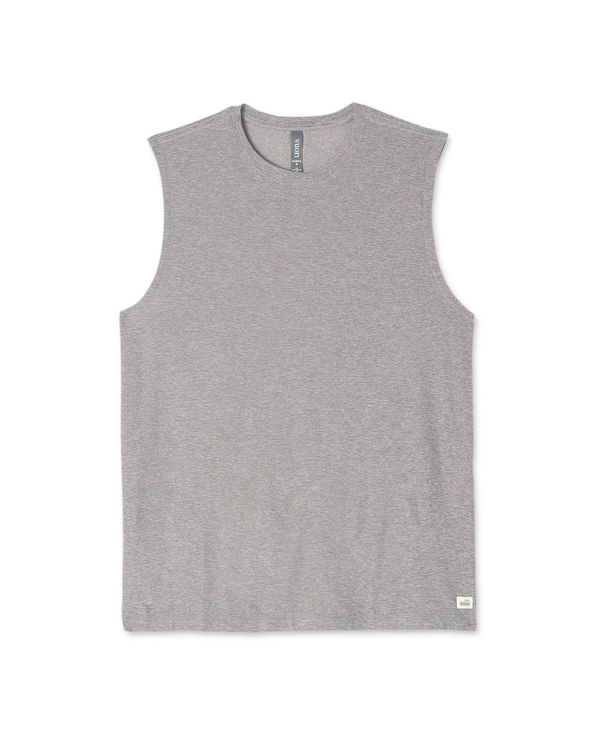 Strato Muscle Tee Men's Heather Grey Muscle Tank | Vuori for sale