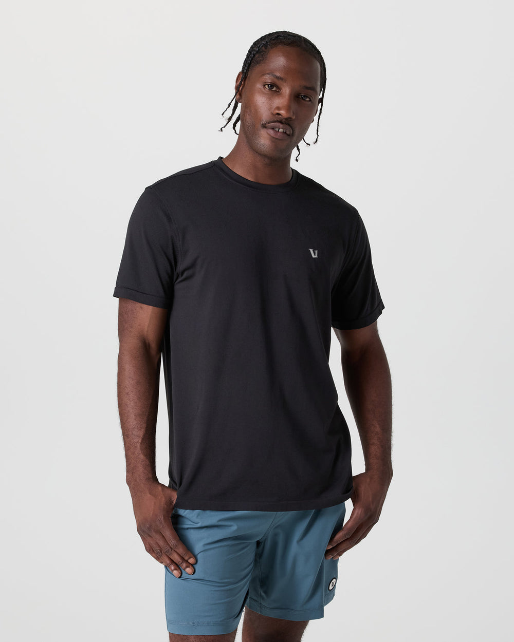 Short Sleeve Clearview Seamless Tee Black | Vuori online