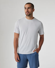 Current Tech Tee Men's Frost Grey Lightweight Shirt | Vuori discount