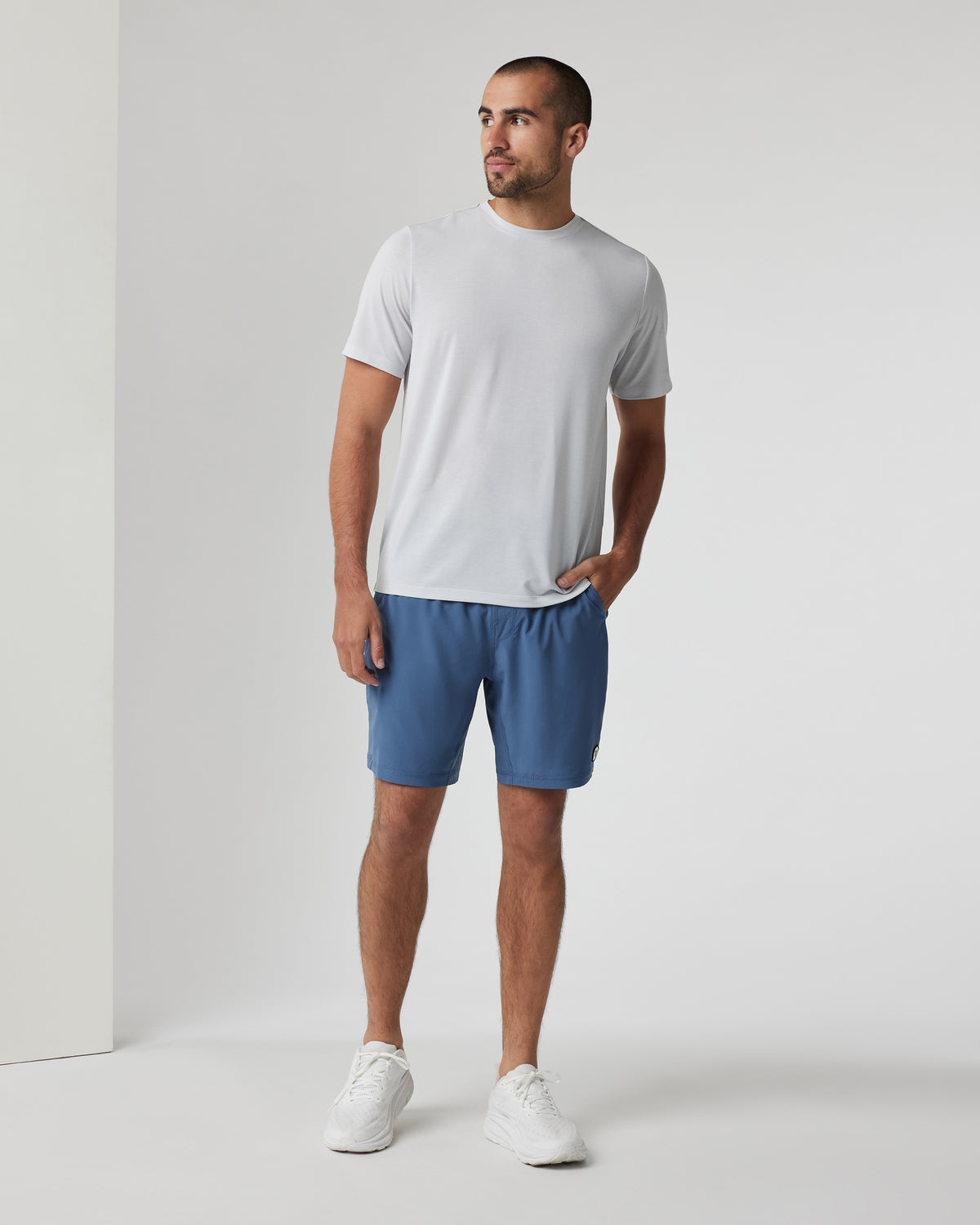 Current Tech Tee Men's Frost Grey Lightweight Shirt | Vuori discount