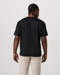 Men's Short Sleeve Ponto Tee - Relaxed Black Heather | Vuori outlet