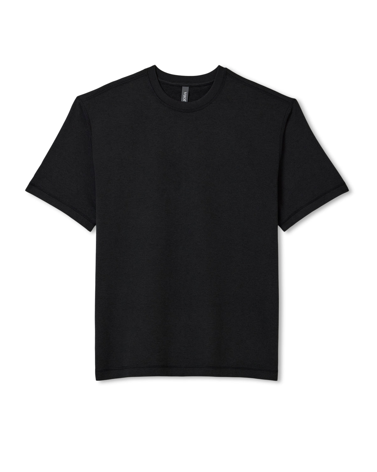 Men's Short Sleeve Ponto Tee - Relaxed Black Heather | Vuori outlet