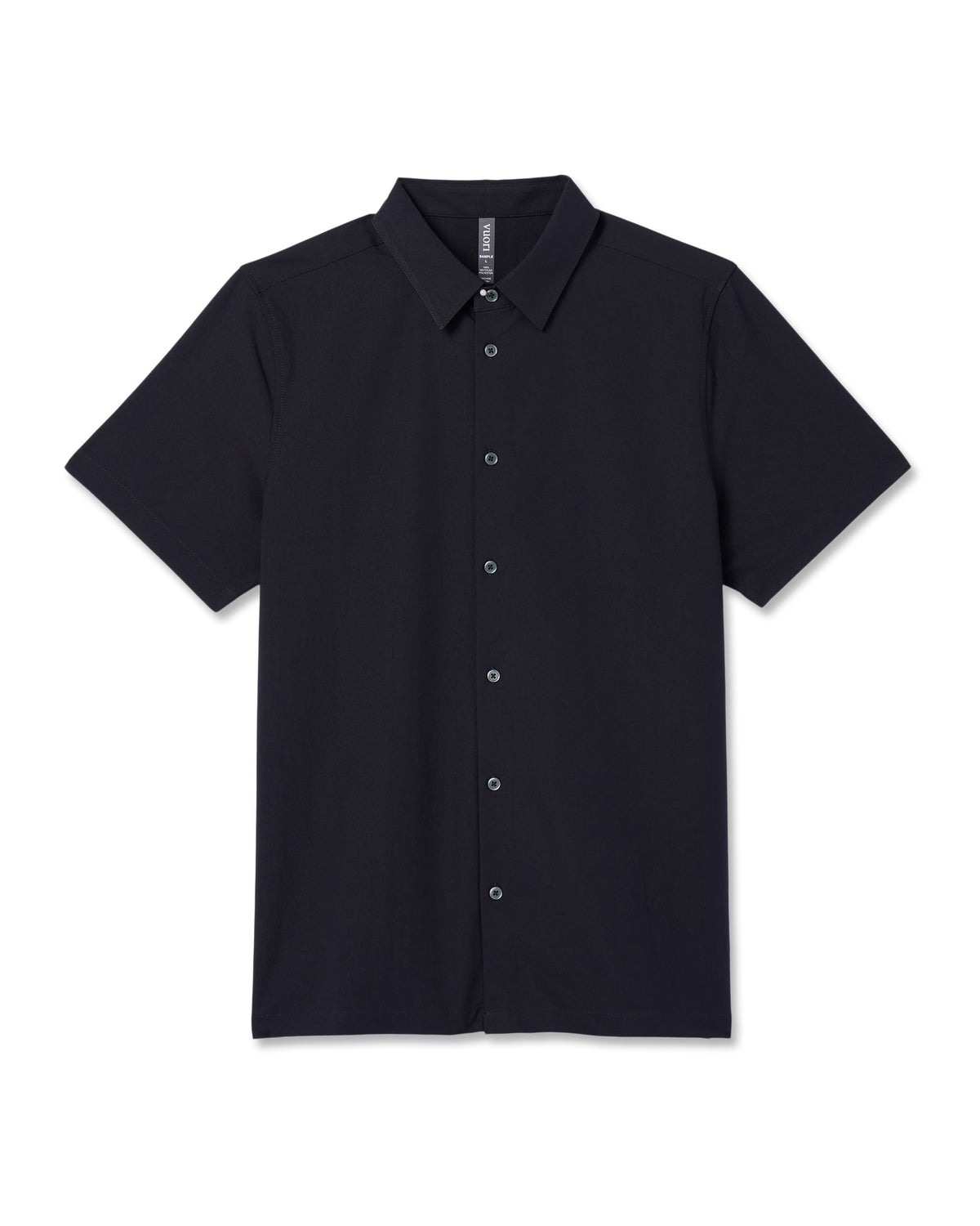 Short-Sleeve Manhattan Button Down Black | Vuori onsale