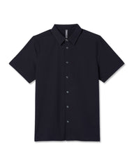 Short-Sleeve Manhattan Button Down Black | Vuori onsale