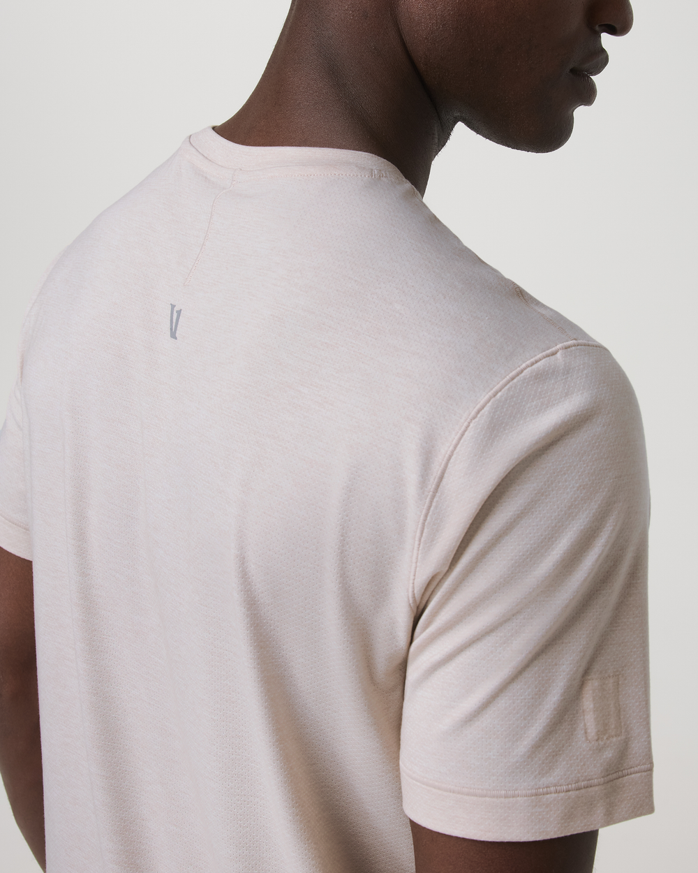Short Sleeve Everyday Tee Men's Oatmeal Heather Shirt | Vuori online