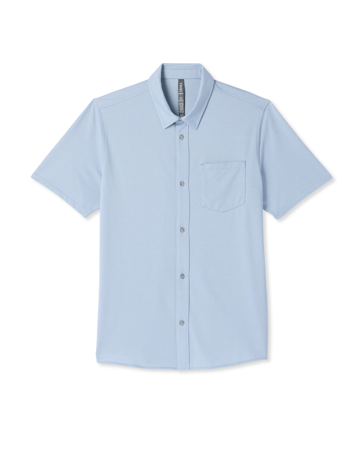 Short Sleeve Knit Oxford Button Down - Classic Fit Blue | Vuori discount