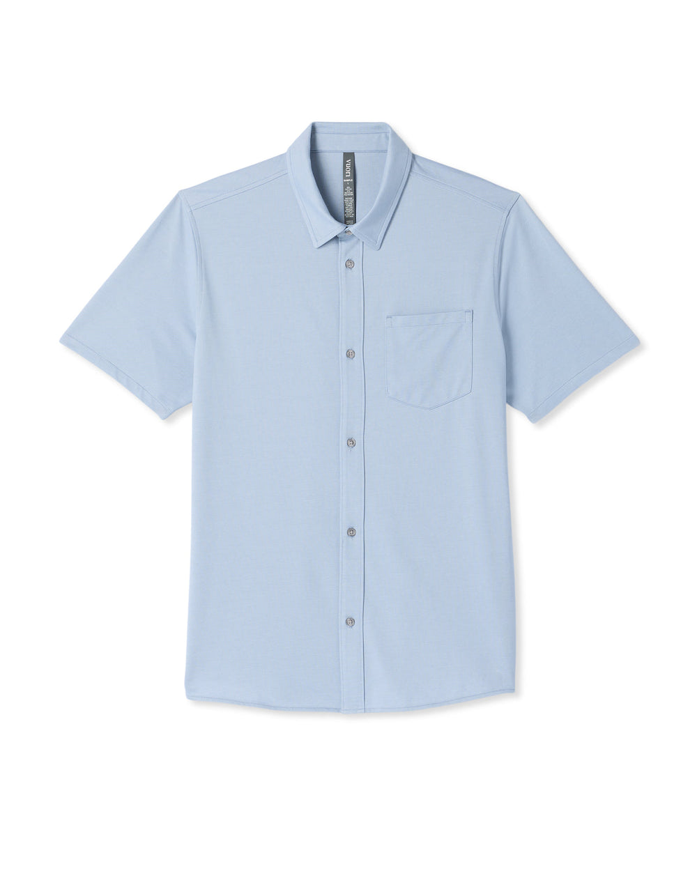 Short Sleeve Knit Oxford Button Down - Classic Fit Blue | Vuori discount