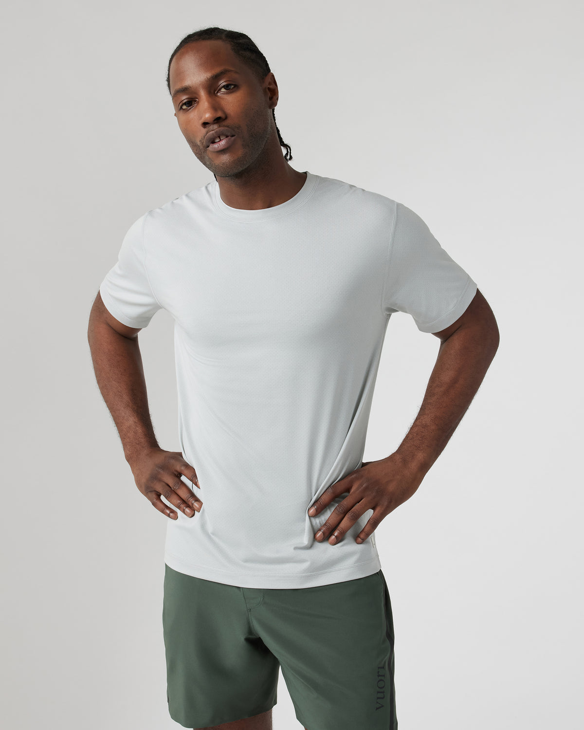 Tradewind Performance Tee 2.0 Sky Grey Heather | Vuori outlet