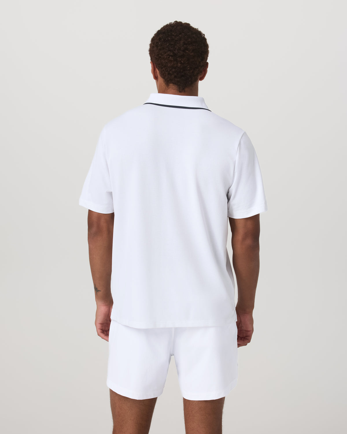 Short Sleeve Gamepoint Polo 2.0 Men's White Polo Shirt | Vuori onsale
