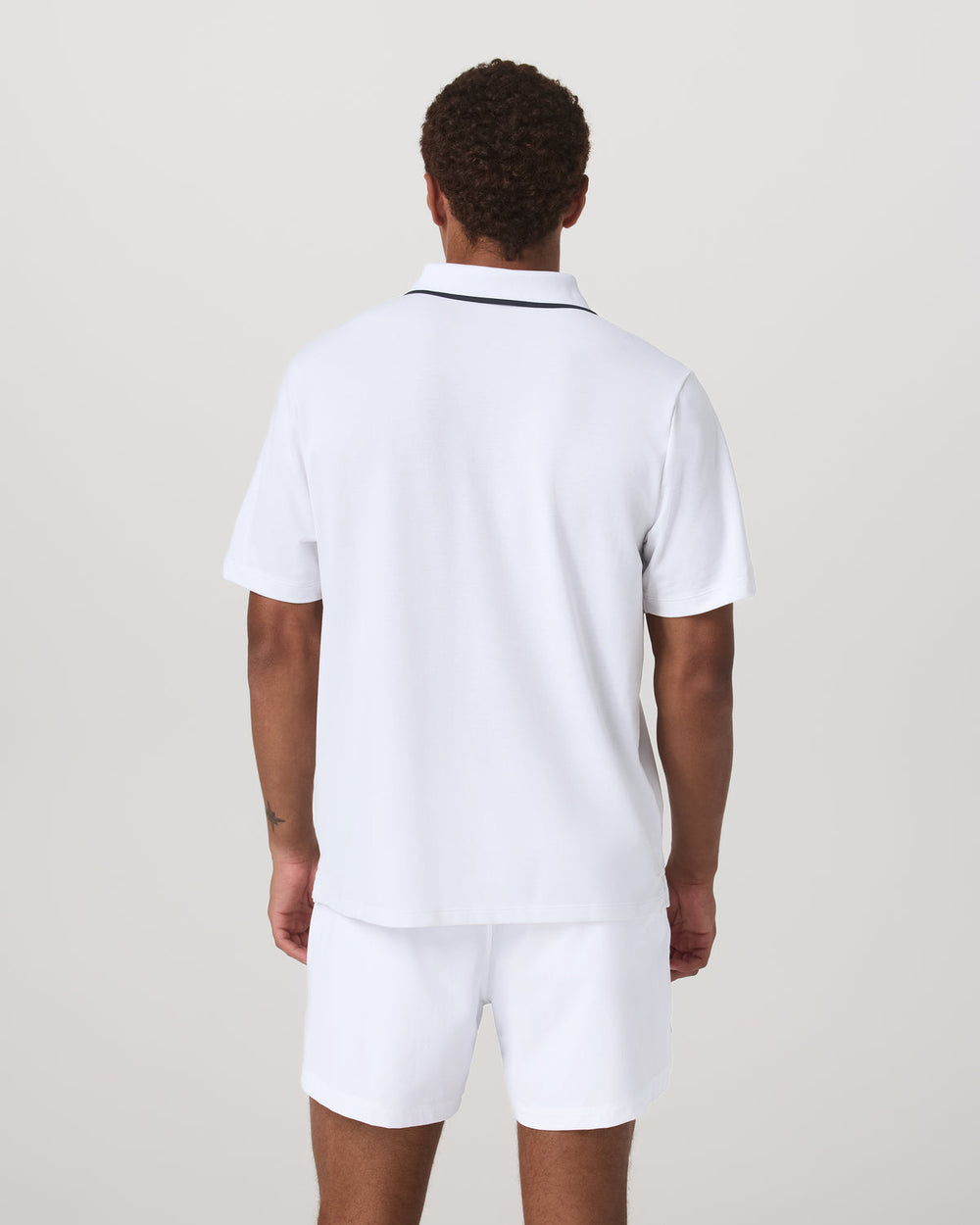 Short Sleeve Gamepoint Polo 2.0 Men's White Polo Shirt | Vuori onsale