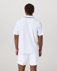 Short Sleeve Gamepoint Polo 2.0 Men's White Polo Shirt | Vuori onsale