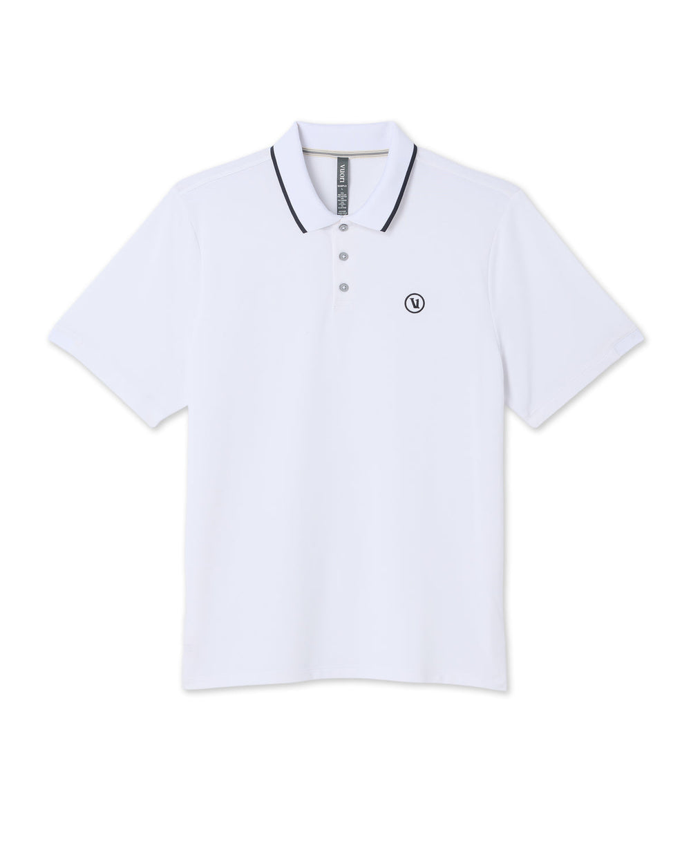 Short Sleeve Gamepoint Polo 2.0 Men's White Polo Shirt | Vuori onsale