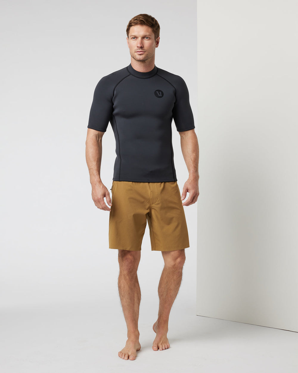Short Sleeve Yulex Wetsuit Top Washed Black | Vuori discount