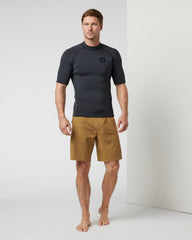 Short Sleeve Yulex Wetsuit Top Washed Black | Vuori discount