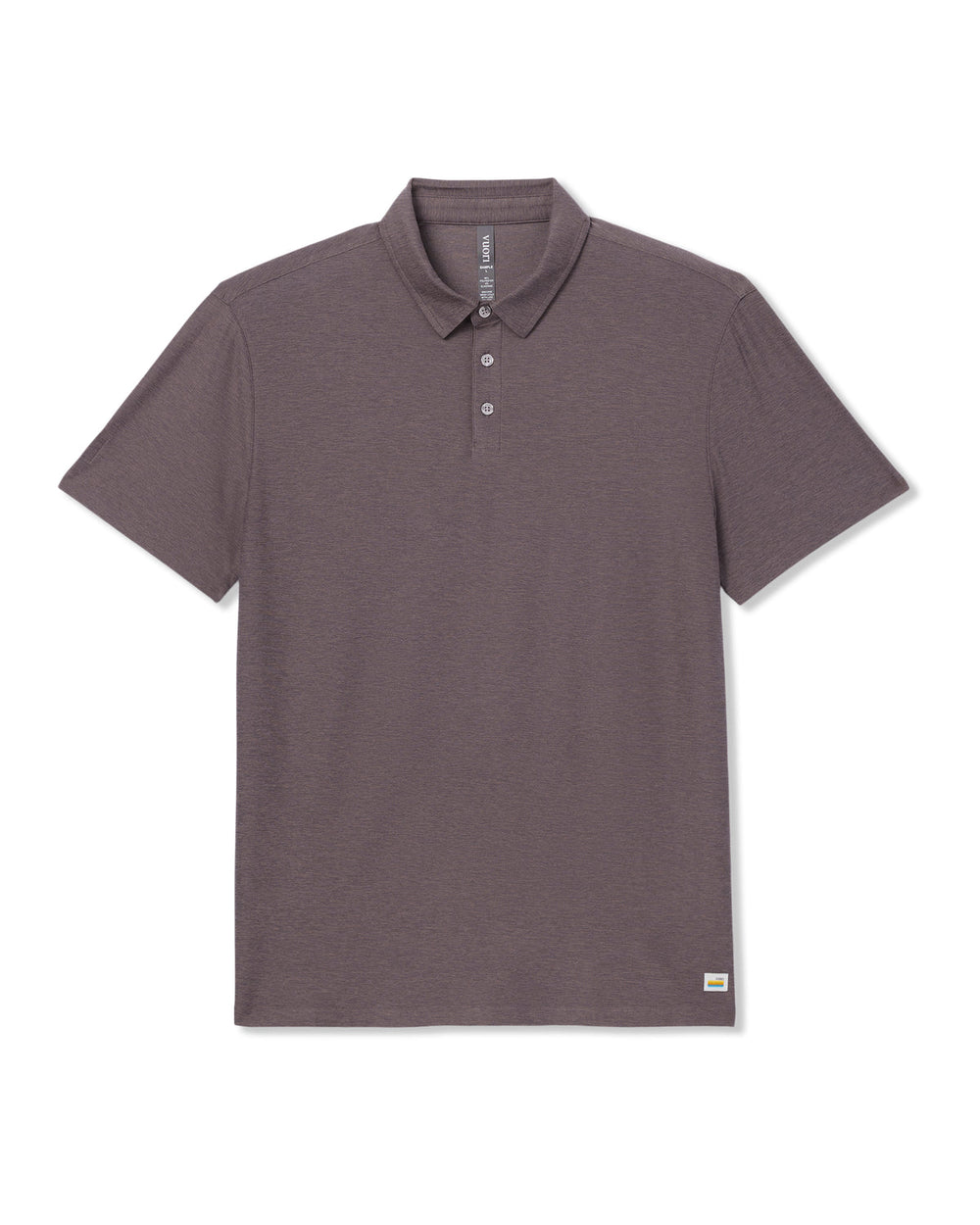 Strato Tech Polo Men's Huckleberry Heather Polo Shirt | Vuori shop