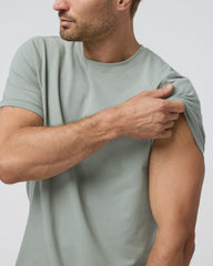 Tuvalu Tee Agave Green Cotton T-Shirt | Vuori onsale