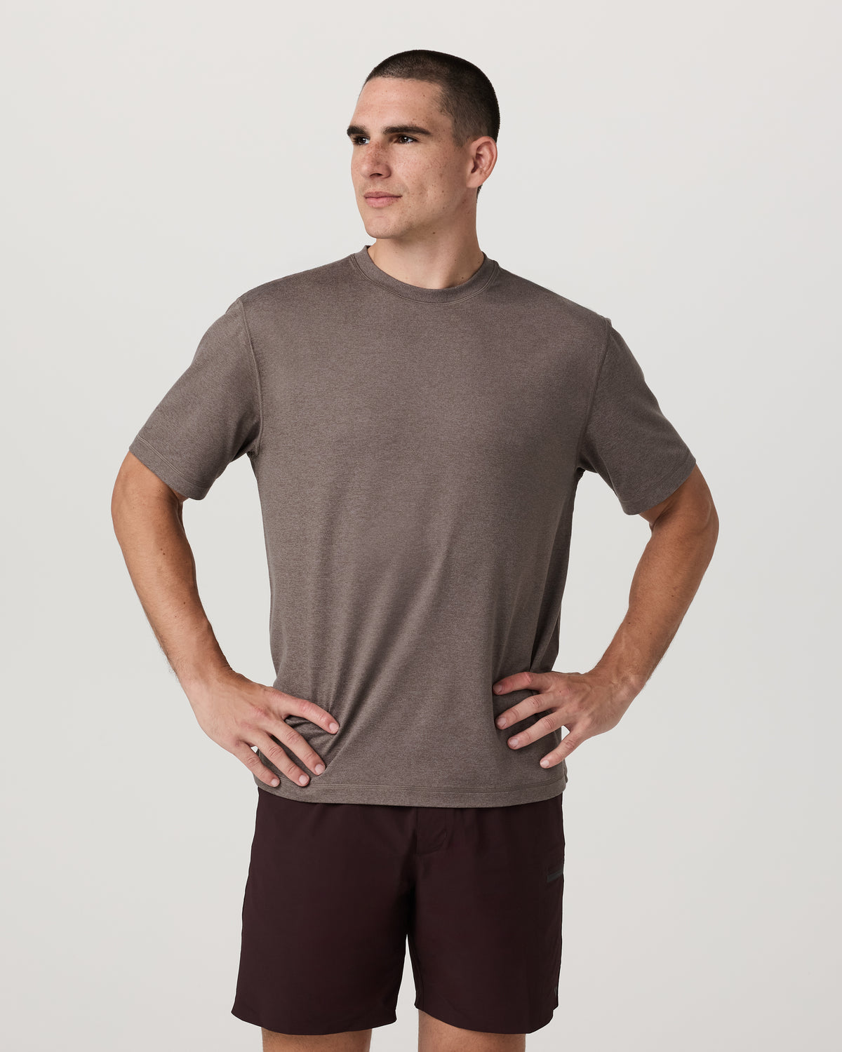Men's Short Sleeve Ponto Tee - Relaxed Huckleberry | Vuori for sale