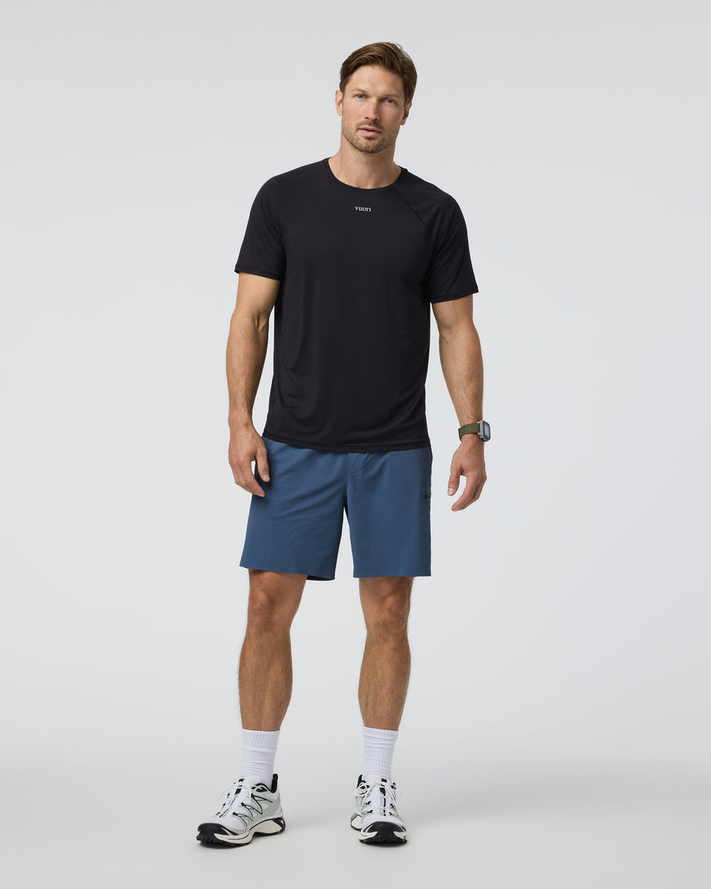 Short Sleeve Precept Tech Tee Black | Vuori outlet