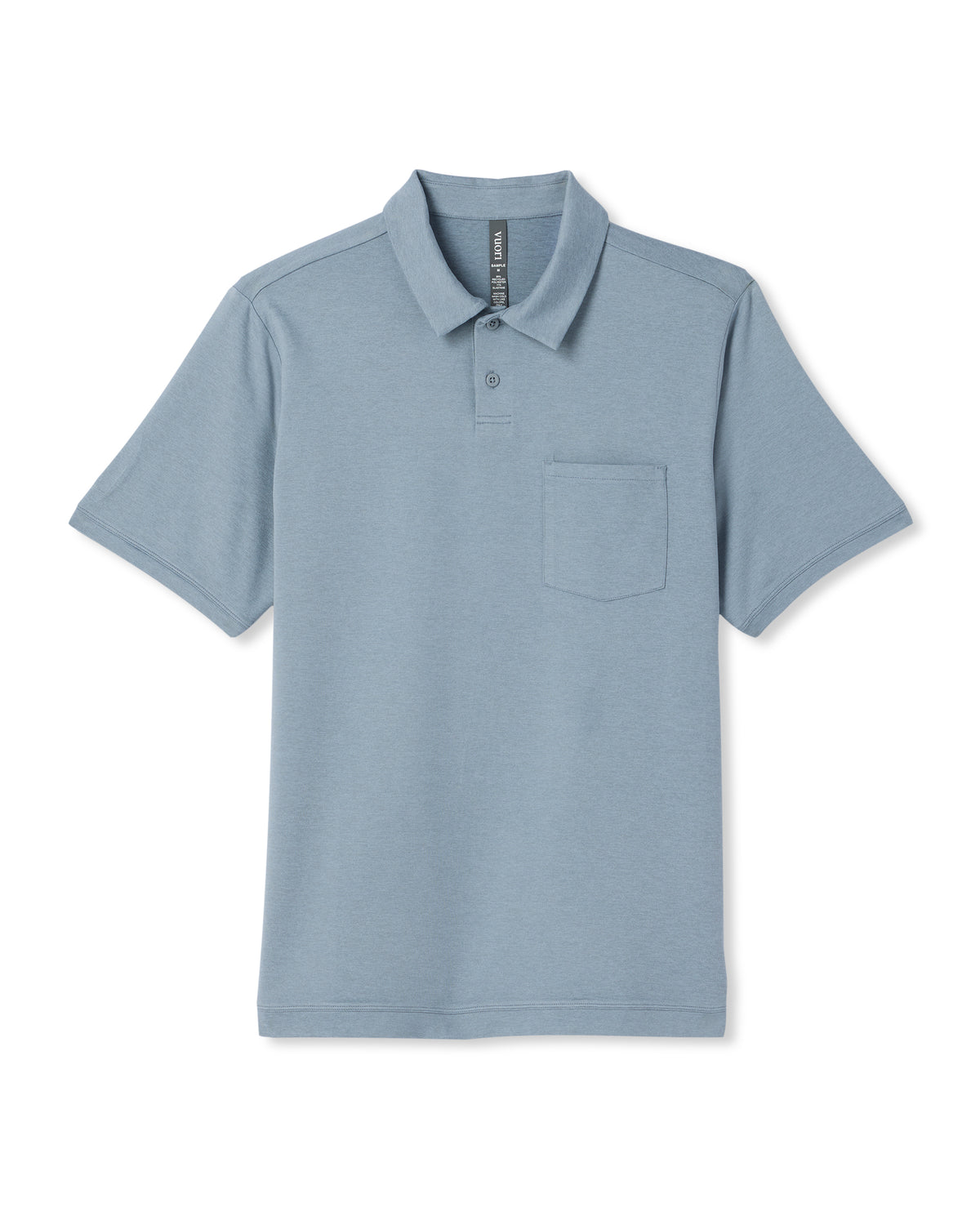 Men's Short Sleeve Ponto Performance Polo Flint Heather | Vuori shop