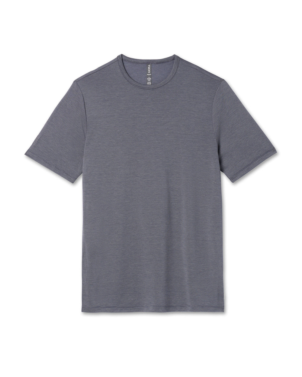 Short Sleeve Marina Stripe Tee Dark Pewter Run Shirt | Vuori sale