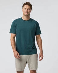 Short Sleeve Feather Tee - Relaxed Fit Deep Sea | Vuori onsale