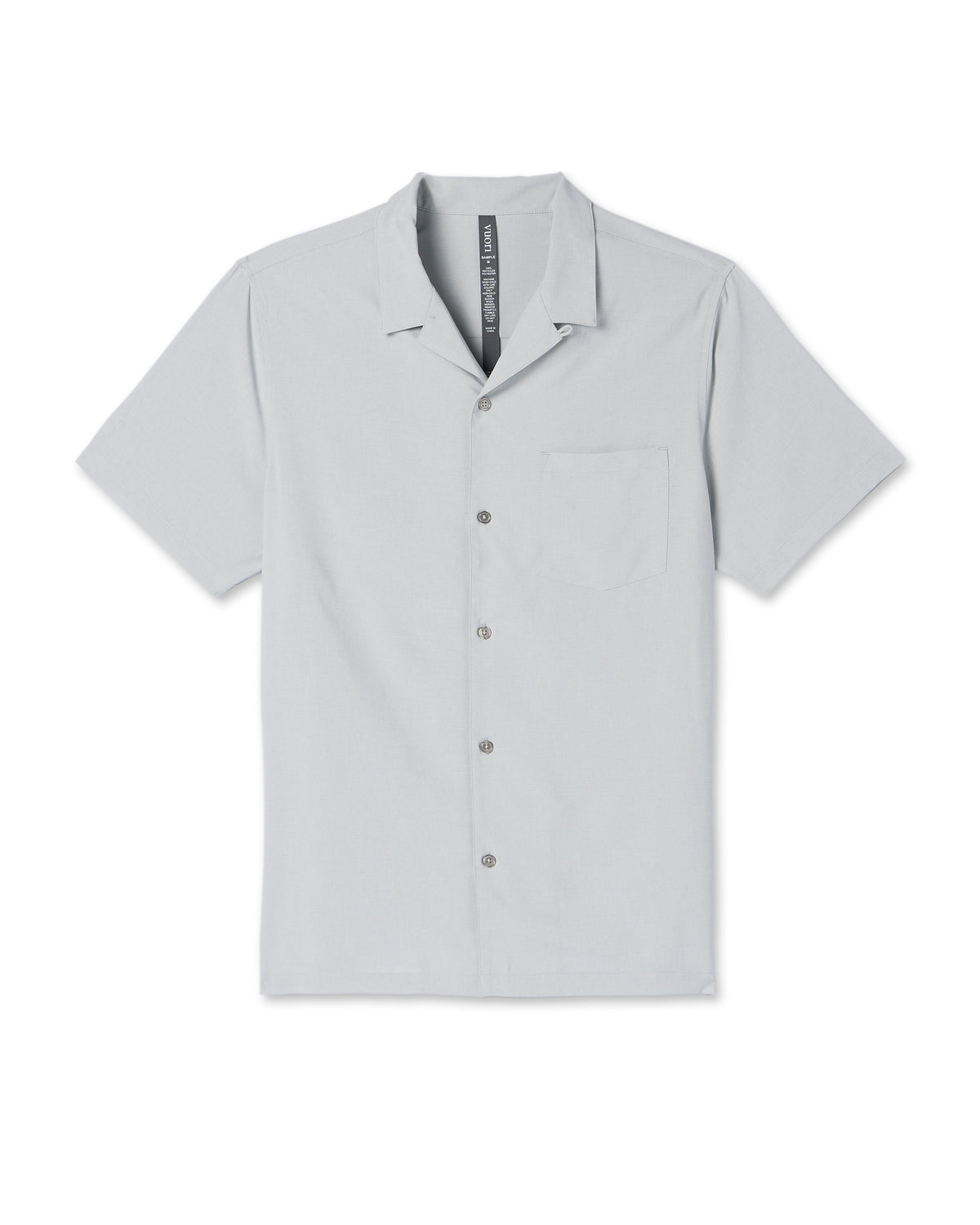 Seaport Button Down Men's Sky Grey Short-Sleeve | Vuori onsale