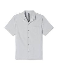 Seaport Button Down Men's Sky Grey Short-Sleeve | Vuori onsale