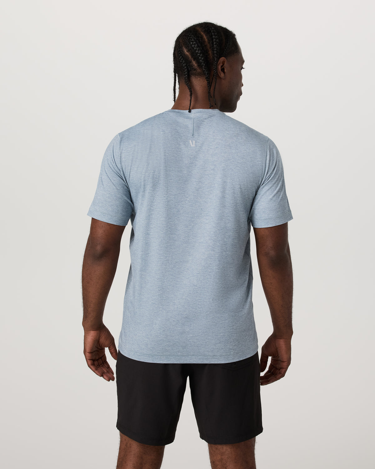 Short Sleeve Everyday Tee Men's Sea Glass Heather Tee | Vuori for sale